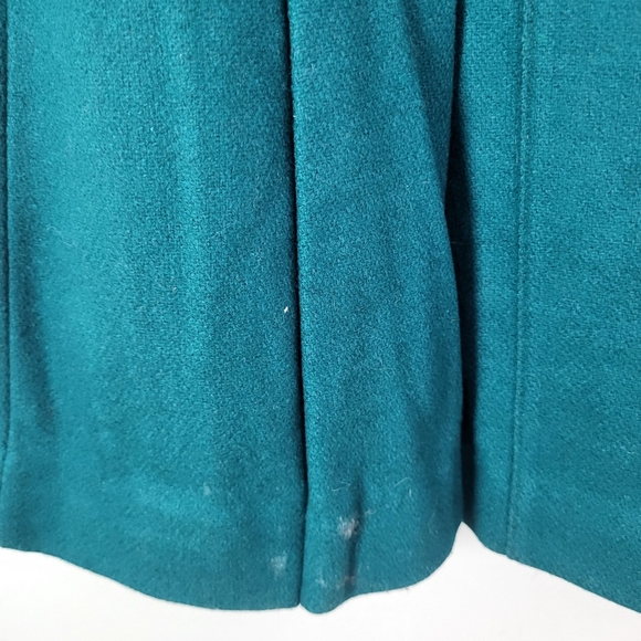 Rothschild Girls Teal Coat with Black Collar Vintage Retro SZ 6X - Picture 4 of 10